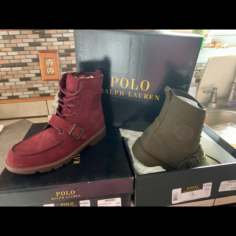 Polo Ralph Lauren boys Suede boots